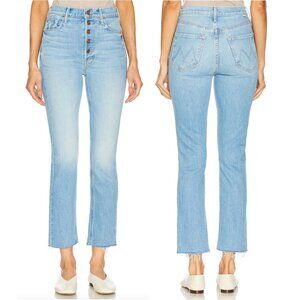 MOTHER The Pixie Dazzler Ankle Fray Jeans Size 29 NWT